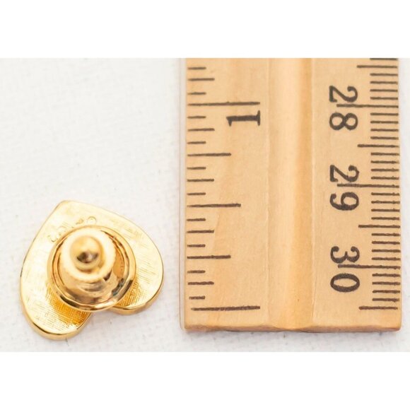 Vintage American Flag Heart Pin By Avon - A4 - Picture 2 of 2